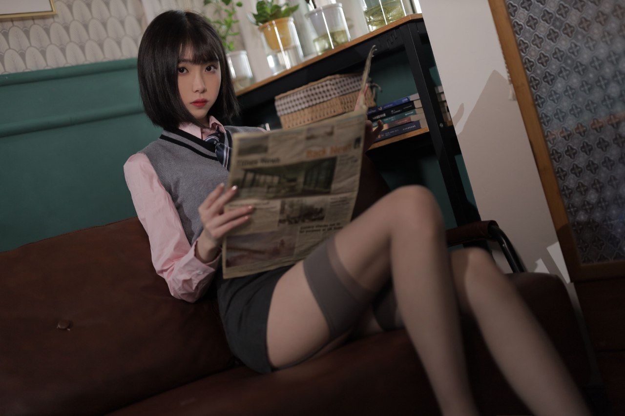 许岚 韩系制服