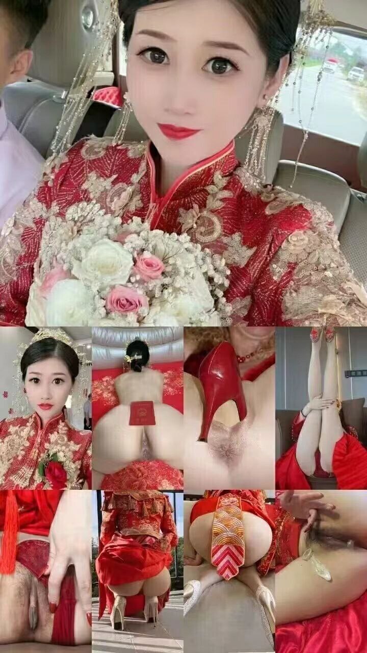 穿着洁白婚纱的清纯反差婊妹儿（二）