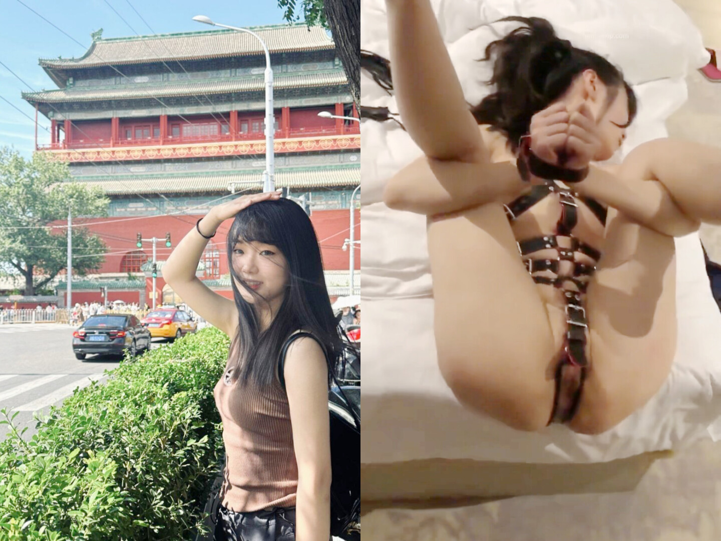 露脸反差婊，朋友圈小女人vs床上小荡妇